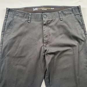 Lee Charcoal Slim Straight Pants